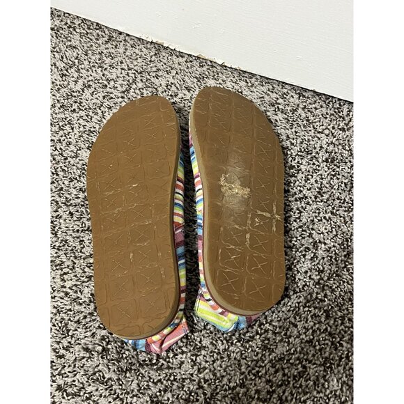 TWISTED X Women's Slip-On Loafer Multi-colored Rainbow Stripe Size 10M - Picture 7 of 7